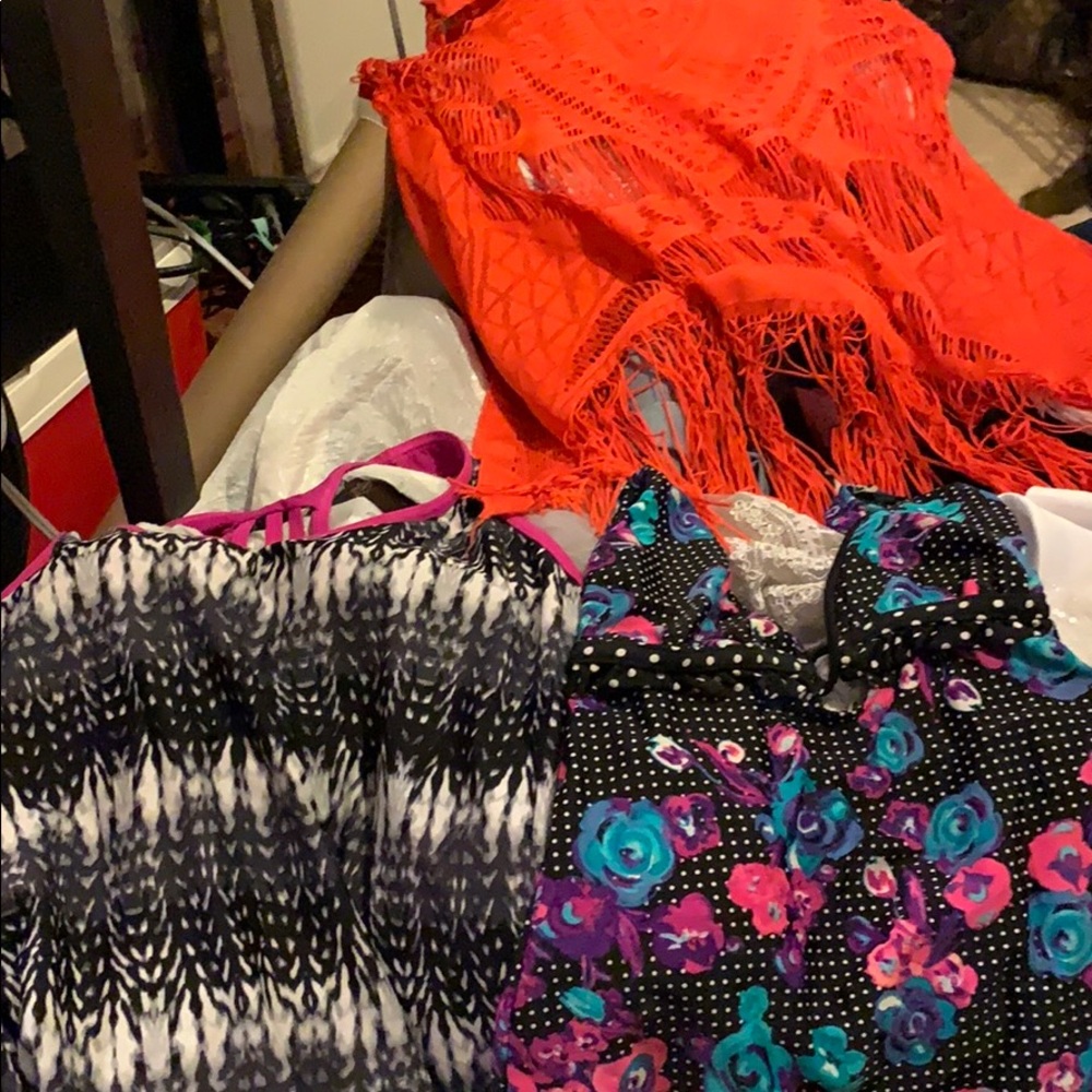 Bikini tops and cover up